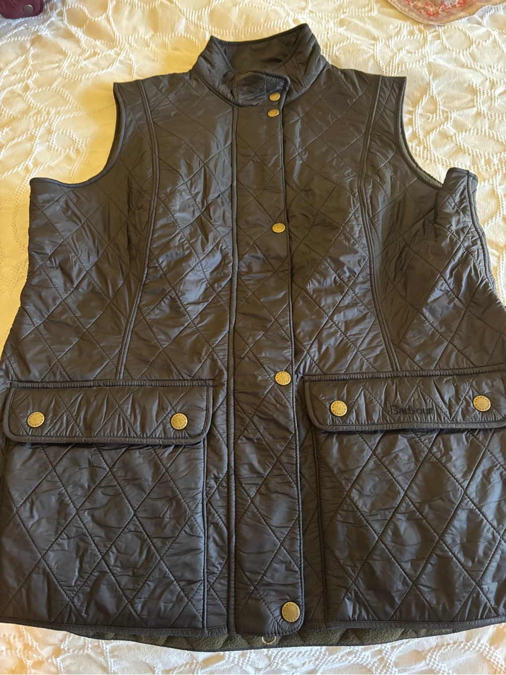 Barbour Black Quilted Women's Vest - Picture 2 of 2